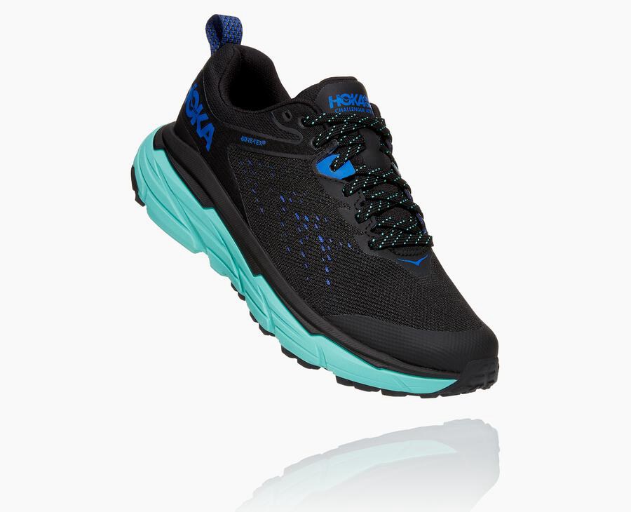 Hoka One One Challenger Atr 6 Gore-Tex - Women Trail Shoes - Black,Australia IMB-963572